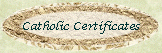 Catholic Certificates