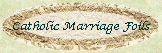 Marriage Catholic Foils