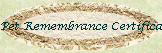 Pet Remembrance
